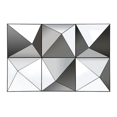 Depthless Matrix Mirror Frame 6 Panels