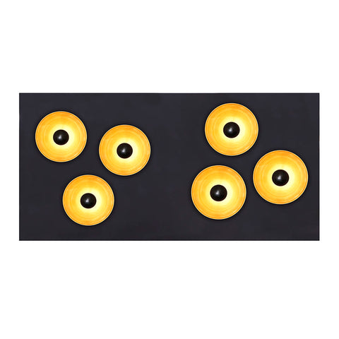 Tripo Wall Lamp with Backboard Set of 6