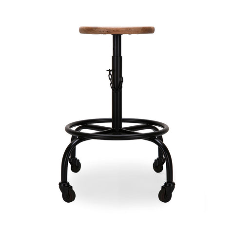 Belden Bar Stool With Caster Wheel
