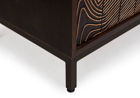 Folded Linens Cabinet